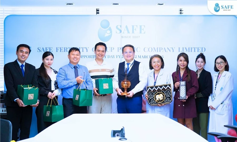 การฝึกอบรมและแลกเปลี่ยนประสบการณ์ด้านเทคโนโลยีเจริญพันธุ์ระหว่าง Moe Kaung Hospital (Origin Fertility Center) ประเทศเมียนมา และ SAFE Fertility Group PCL