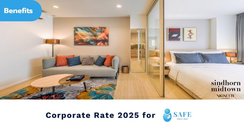 Exclusive Rates for Safe Fertility Group Customers at Sindhorn Midtown Hotel Bangkok.