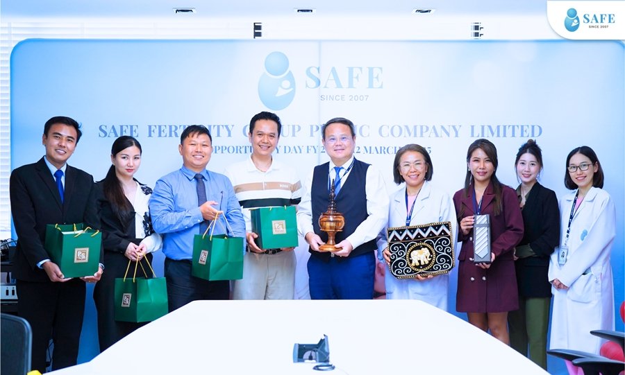 การฝึกอบรมและแลกเปลี่ยนประสบการณ์ด้านเทคโนโลยีเจริญพันธุ์ระหว่าง Moe Kaung Hospital (Origin Fertility Center) ประเทศเมียนมา และ SAFE Fertility Group PCL