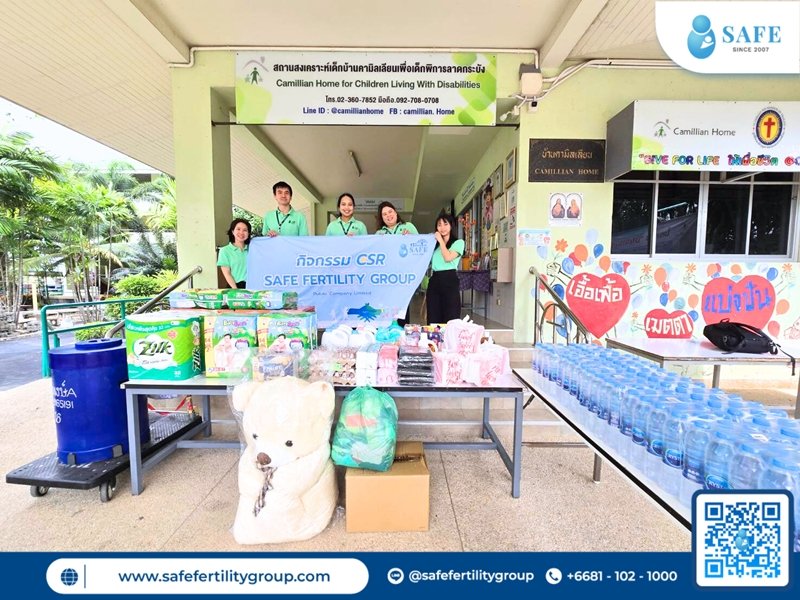 SAFE Fertility Group PCL. รวมพลังกับเครือข่าย The Fountain Wellness Center และ Next Generation Genomic Co., Ltd. จัดงาน CSR ส่งต่อความสุขในวันดาวน์ซินโดรมโลก